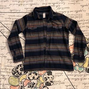 Patagonia Fjord Gaucho Striped Flannel
